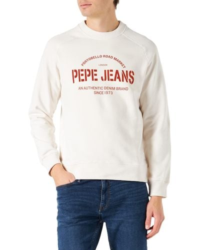 Pepe Jeans Philemon Crew Sweatshirt - Weiß
