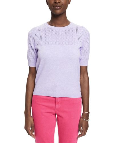 Esprit 023eo1i303 Sweater - Violet