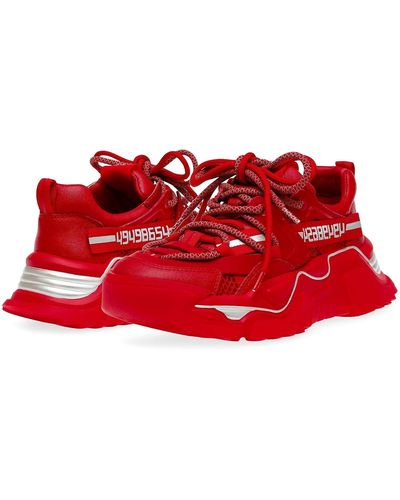 Steve Madden Power Sneaker - Red