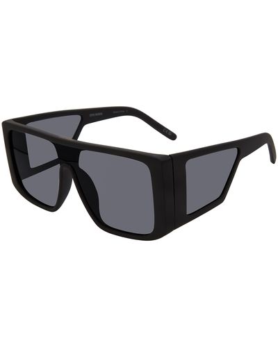 Steve Madden Female Sunglasses Style Colt Wrap - Black
