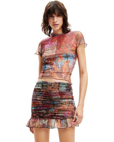Desigual Short-sleeve tops for Women | Online Sale up to 57% off | Lyst
