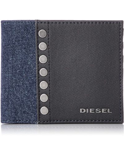 DIESEL HIRESH S Bifold Wallet Reisezubehr-Bi-Fold-Brieftasche - Blau