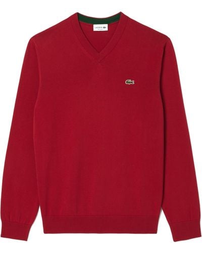 Lacoste Pull homme-AH1951-00 - Rouge