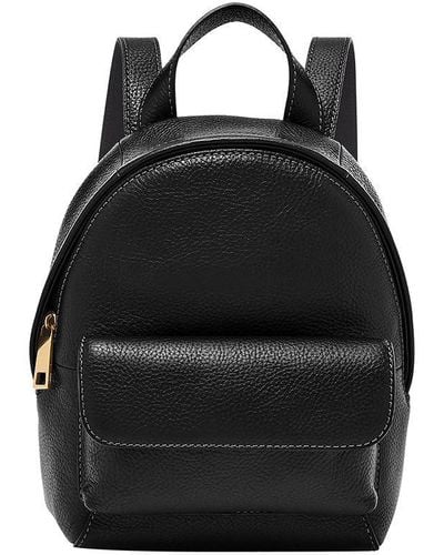 Fossil Blaire Litehidetm Leather Mini Backpack - Black