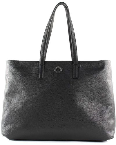 Mandarina Duck Mellow Leather Kuriertasche - Schwarz