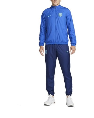 Nike England Strike Track Suit Trainingsanzug - Blau