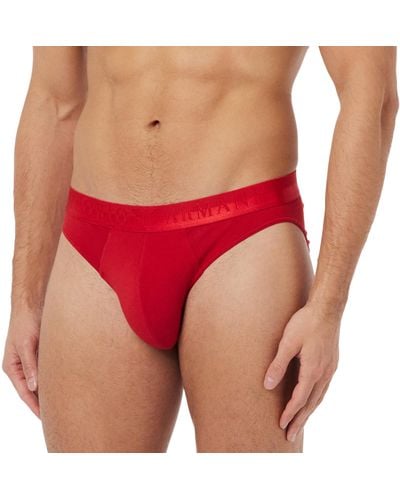 Emporio Armani Underwear Brief Christmas Shiny Logo Caleçons - Rouge