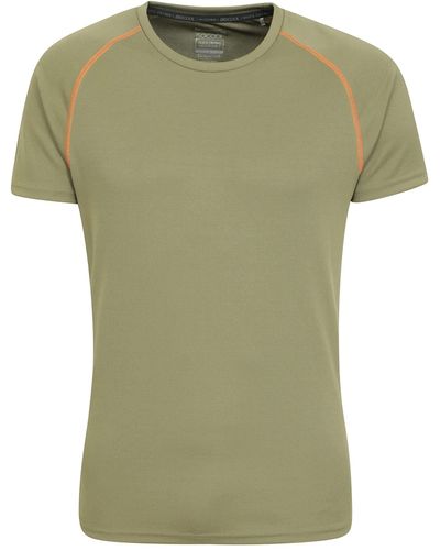 Mountain Warehouse Endurance T-Shirt Tecnica Traspirante Uomo per Sport E Trekking - Verde