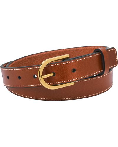 Fossil D-link Belt - Brown