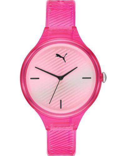 PUMA Watches Analog Quartz One Size Pink 32012493