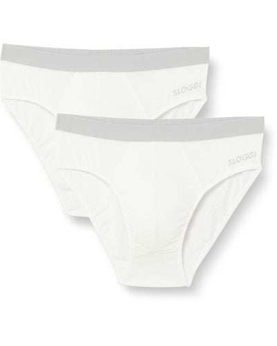 Sloggi Men Go Abc 2.0 Brief 2p Underwear - White