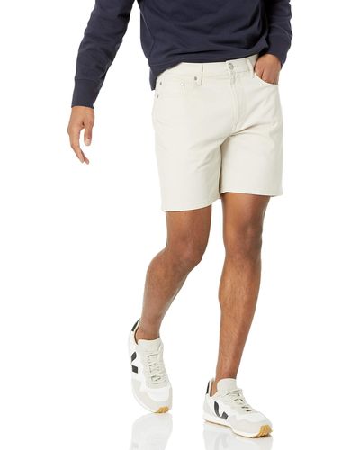Amazon Essentials Straight-fit 7" Inseam Stretch 5-pocket Shorts - Multicolour
