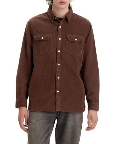 Levi's Chemise décontractée brune en denim - Marron