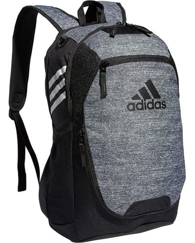 adidas Stadium 3 Team Sports Backpack Jersey Onix Gray One Size - Black