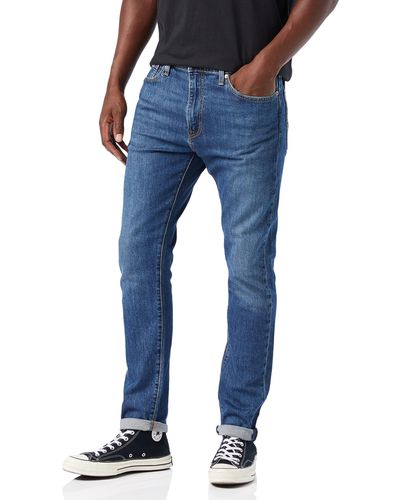 Levi's 514 Straight Jeans Medium Indigo Stonewash - Bleu