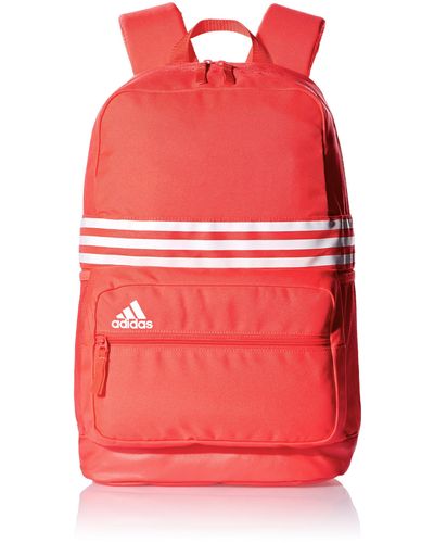 adidas Rucksack Asbp M 3S rot/weiß