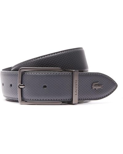 Lacoste RC4002 Leather Goods Belt - Schwarz