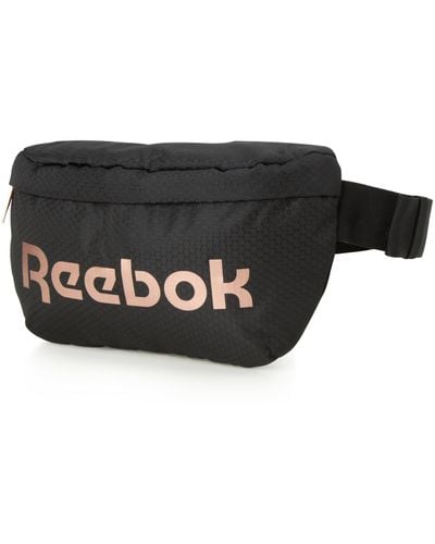 Reebok Verona Lightweight Waist Belt Bag - Crossbody Bag For - Black