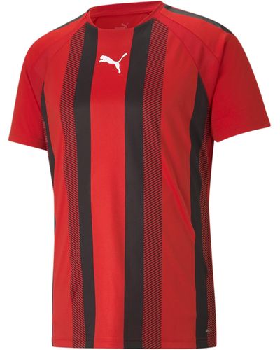 PUMA Teamliga Striped Jersey - Red