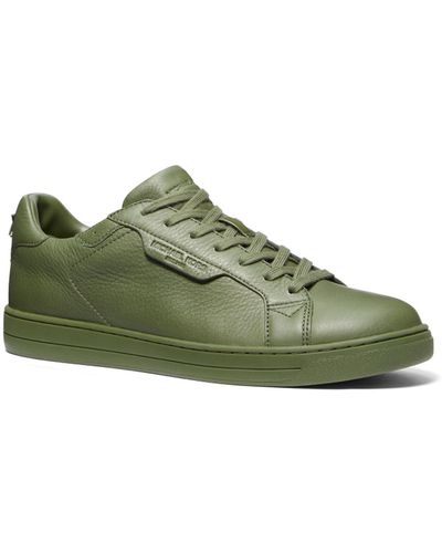 Michael Kors Leather Trainers - Green