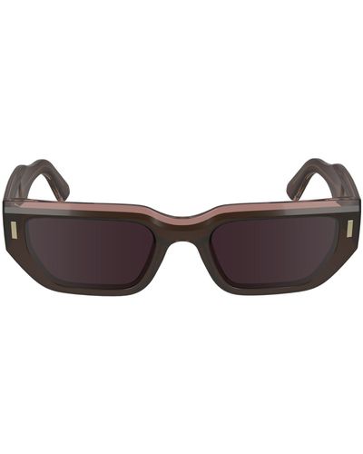 Calvin Klein Ck24500s Rectangular Sunglasses - Black