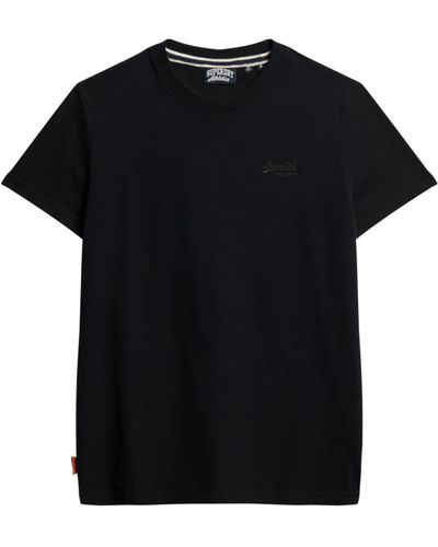 Superdry Embroidered T-shirt - Black