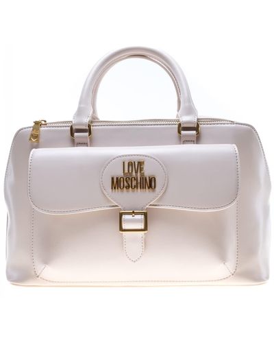 Love Moschino Borsa A Spalla Shoulder Bag - White