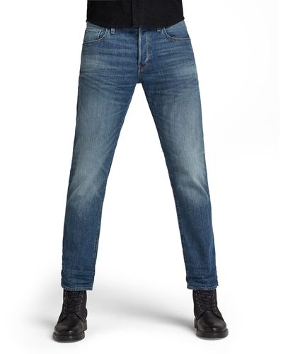 G-Star RAW Jeans 3301 Straight Classic' - Blauw