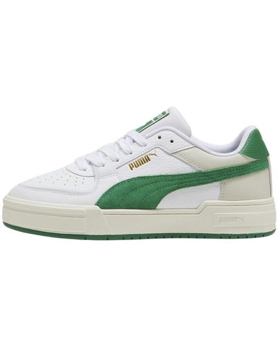 PUMA Ca Pro Suede Fs White And Green Trainers