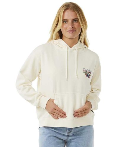 Rip Curl Block Party Relaxed Hoodie S - Natur
