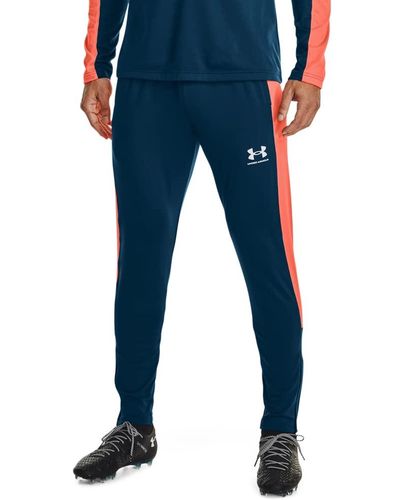 Under Armour Ua Challenger Training Trousers Warmup Bottoms - Blue
