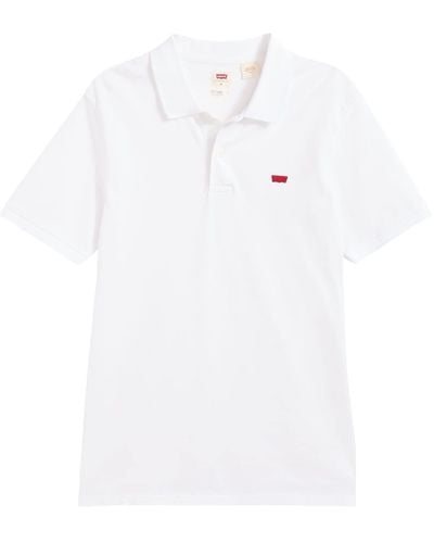Levi's Slim Housemark PoloShirt - Weiß