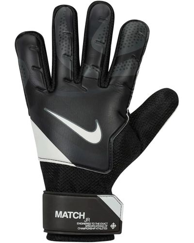 Nike FJ4864-011 Match Jr. Gloves Adult Black/Dark Grey/White Taille 8 - Noir