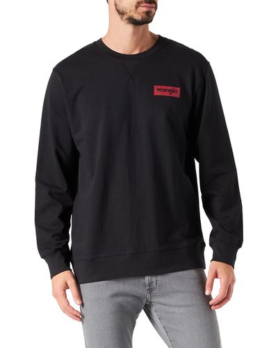 Wrangler Crew Sweatshirt - Black
