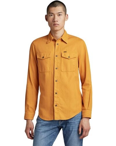 G-Star RAW Marine Slim Shirt - Oranje