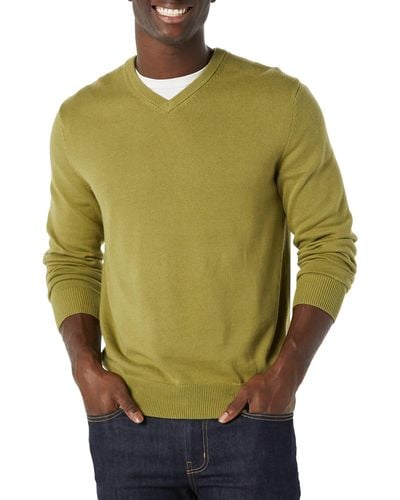 Amazon Essentials V-neck Sweater - Green