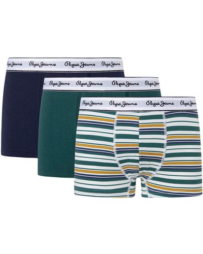 Pepe Jeans Stripe Tk 3p Trunks - Multicolour