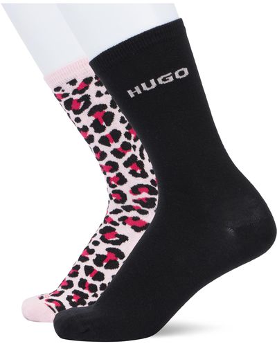 HUGO Leo Cc W 10253868 Socks 2 Pairs Eu 35-38 - Black