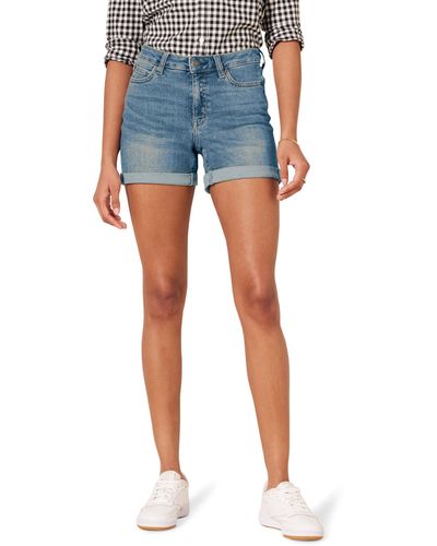 Amazon Essentials Vaqueros cortos para mujer de 12,7 cm. - Azul