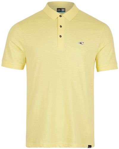 O'neill Sportswear Jack's Pique Polo Shirt - Yellow