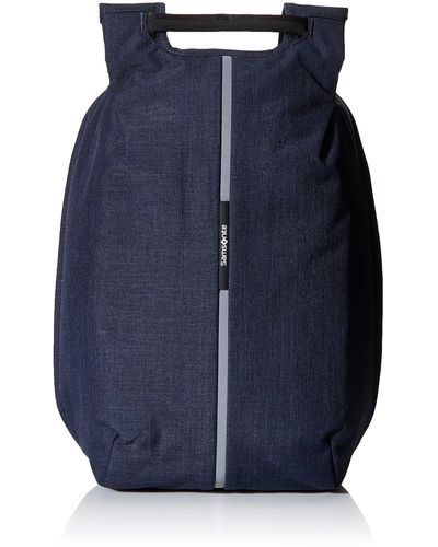 Samsonite 's 128822-7769 Backpack Securipak Blue Anti-theft/recycled Material/usb/waterproof Port