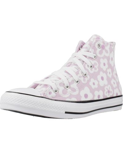 Converse Ctas Hi Stardust Purple - White