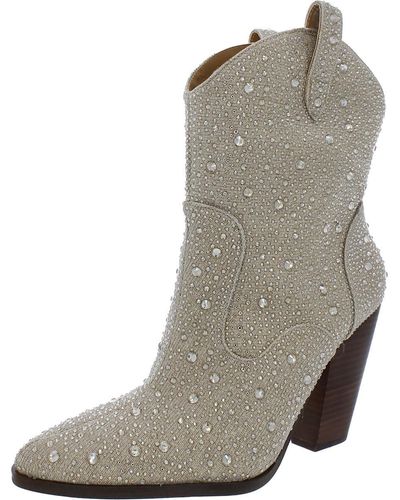 Jessica Simpson S Jscissely Ankle Bootsq Ankle Boots Gold 9 Medium - Gray