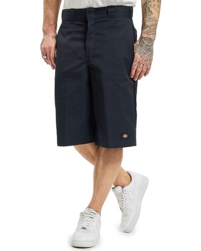 Dickies Mens 13 Inch Loose Fit Multi-pocket Short Work Utility Pants - Blue