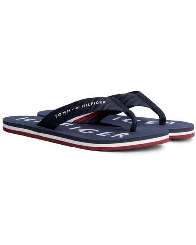 Tommy Hilfiger Essential Corp Tongs - Bleu