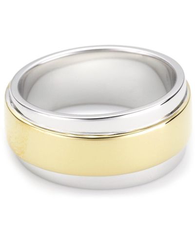 Esprit Ring golden curve - Mettallic