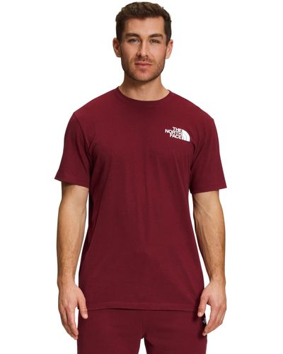 The North Face Short Sleeve Box Nse Tee - Red