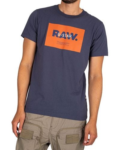 G-Star RAW Logo Raw. Holorn Short Sleeve T-shirt - Black