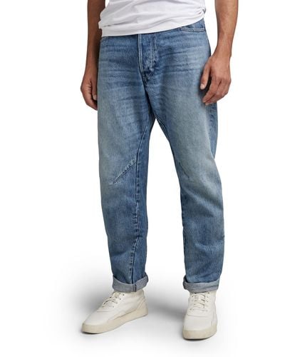 G-Star RAW Arc 3d-jeans Voor - Blauw