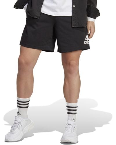 adidas Essentials Logo Training Shorts - Black